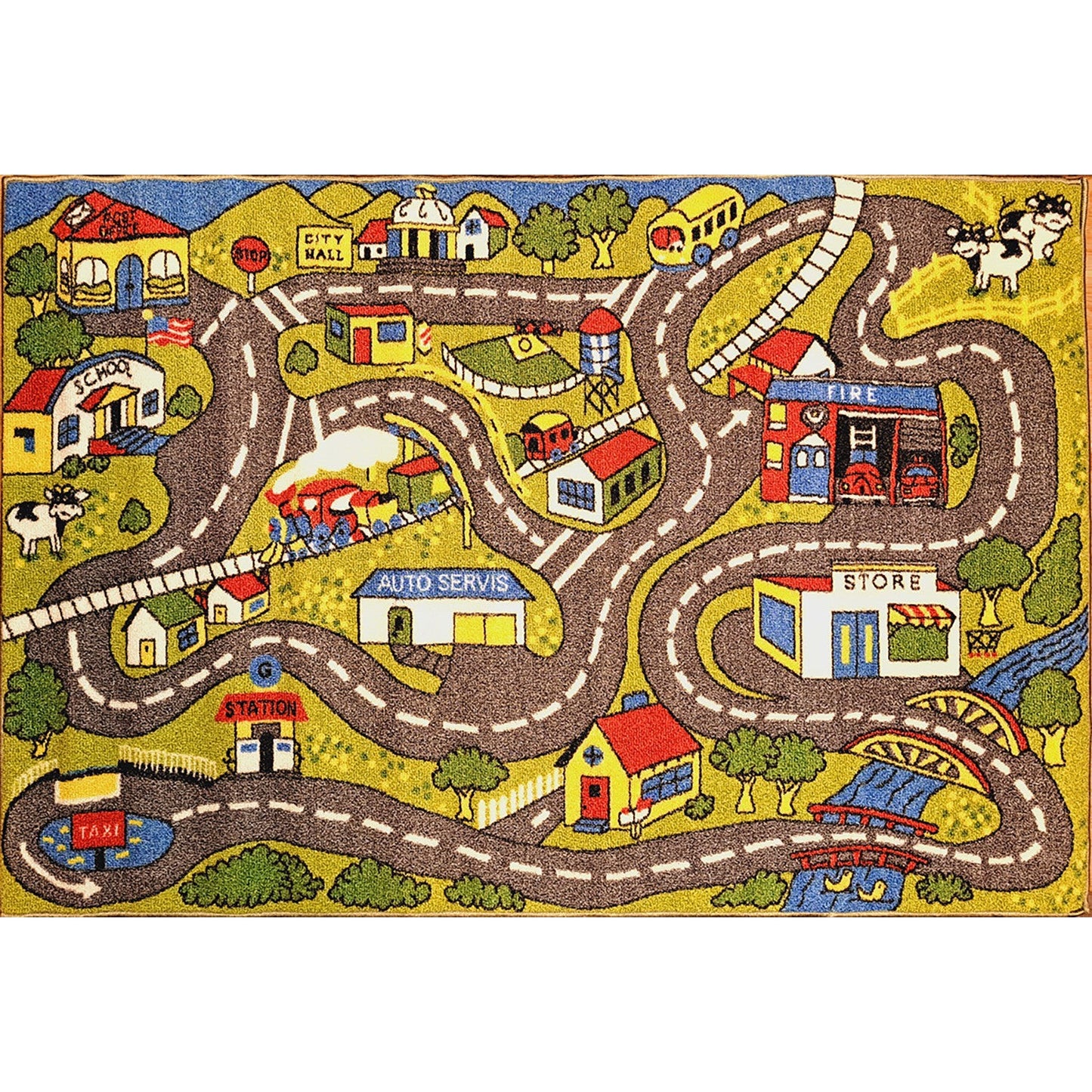 HILAL KIDS RUG gyerekszőnyeg, FALU